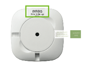 4-digit ID on the back of the sensor