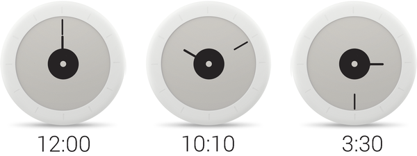 Withings Go showing time.