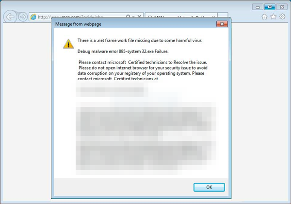 Hijacked internet explorer