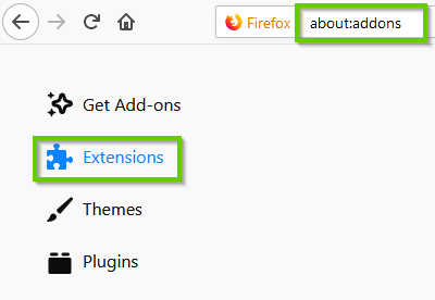 Firefox extensions