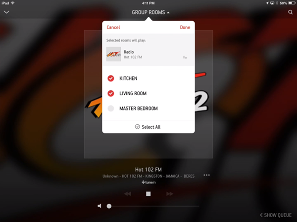Adding speakers to a group