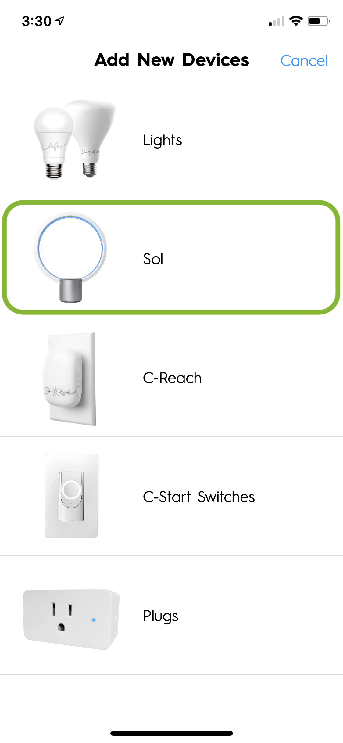 c by ge sol selected