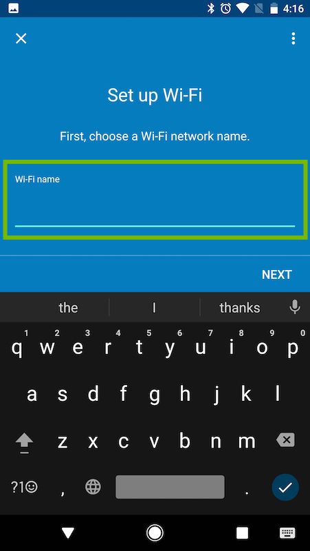 google wifi app network name