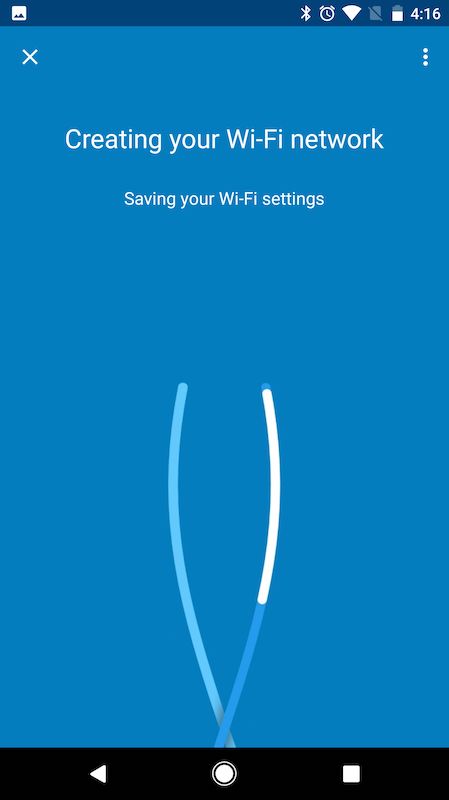 google wifi app waiting