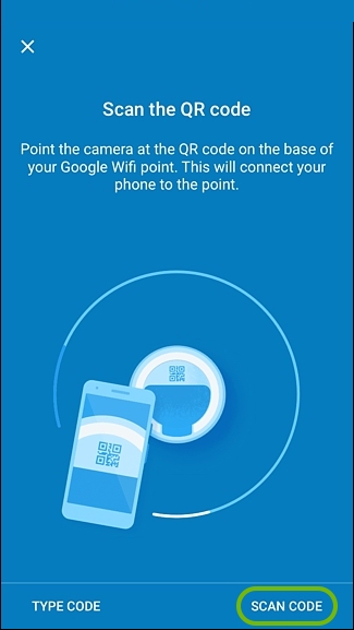 google wifi qr scan