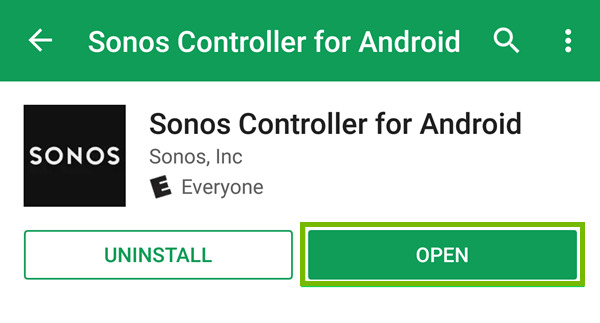 The app has been installed