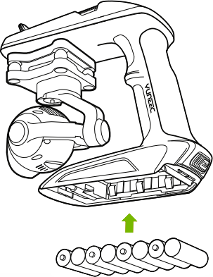 Inserting the batteries