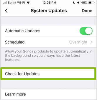 Checking for updates