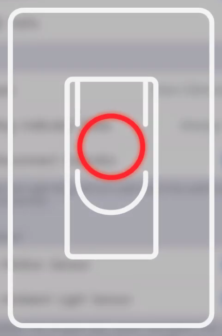 Solid red light ring on C by GE light switch.