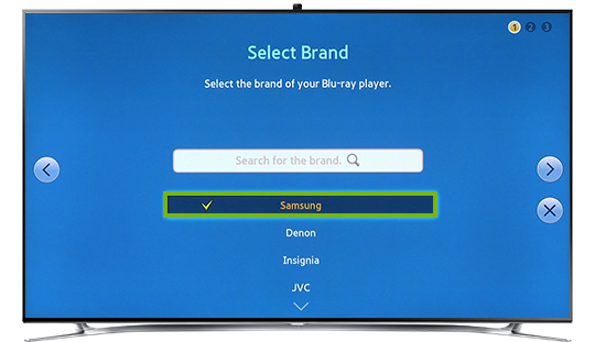 Samsung brand option.