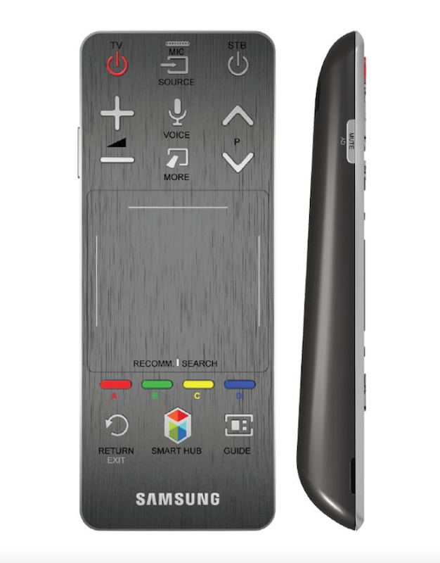 Samsung F series TV remote touch screen