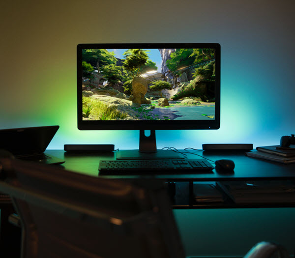 Hue lights synching with a video game