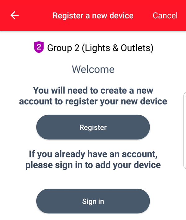 Register. Screenshot.
