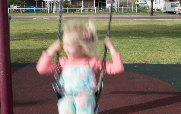 Blur in photo caused by moving subject.