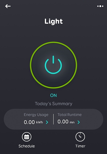 Power switch highlighted for plug in EufyHome app.