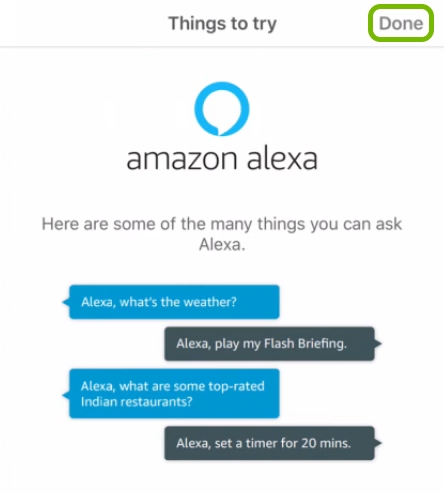 Done option highlighted on setup completion screen in EufyHome app.
