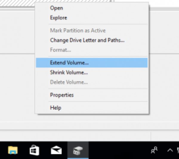finish Disk Management