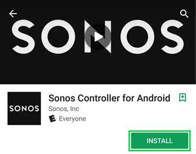 Selecting the install