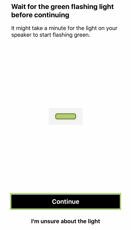 Waiting for the flashing green light