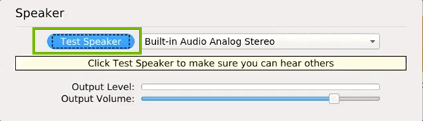 Testing speakers in Linux