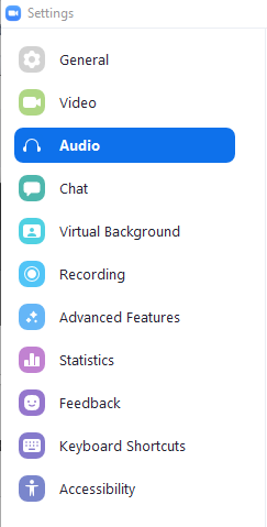 Audio Settings