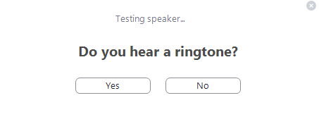 Do you hear a ringtone selection