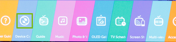 Device connector selection