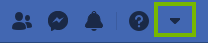 The more menu for facebook