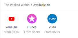 Legal ways to watch movies and their prices