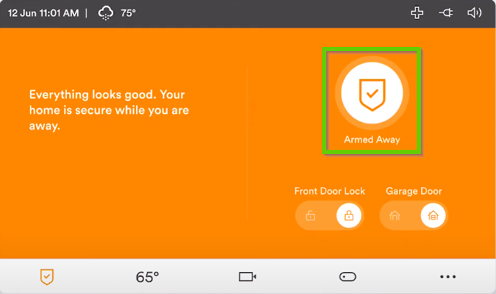 home screen shield icon