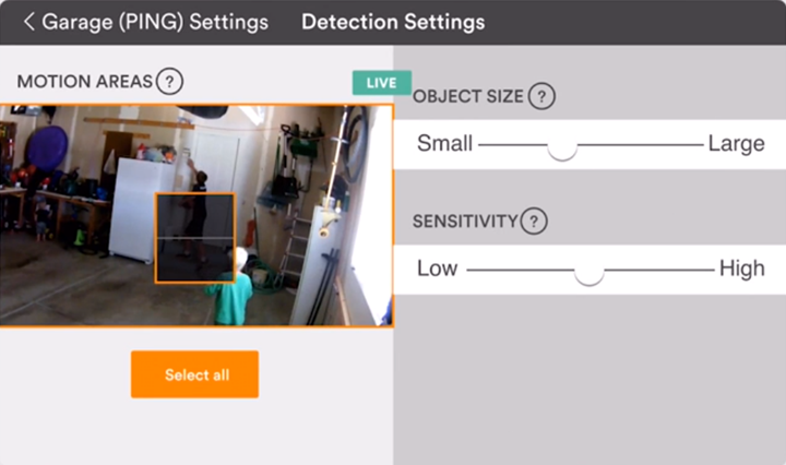 Detection Settings