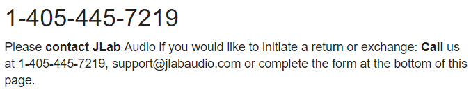 JLabs contact number