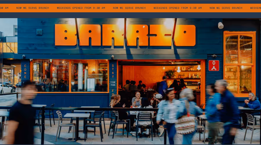 Barrio Restaurant website redesign — Webflow project by Darko Zaplatic