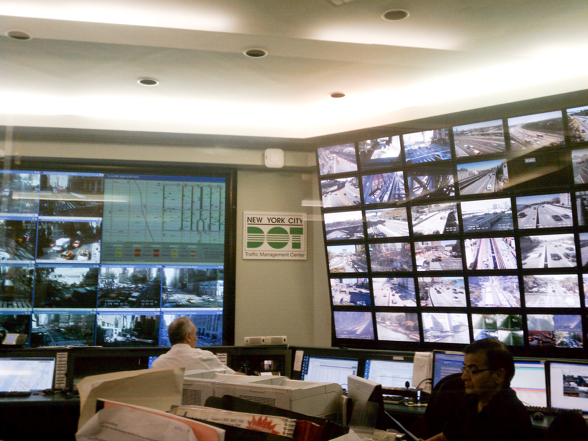 NYC DOT Traffic Management Center