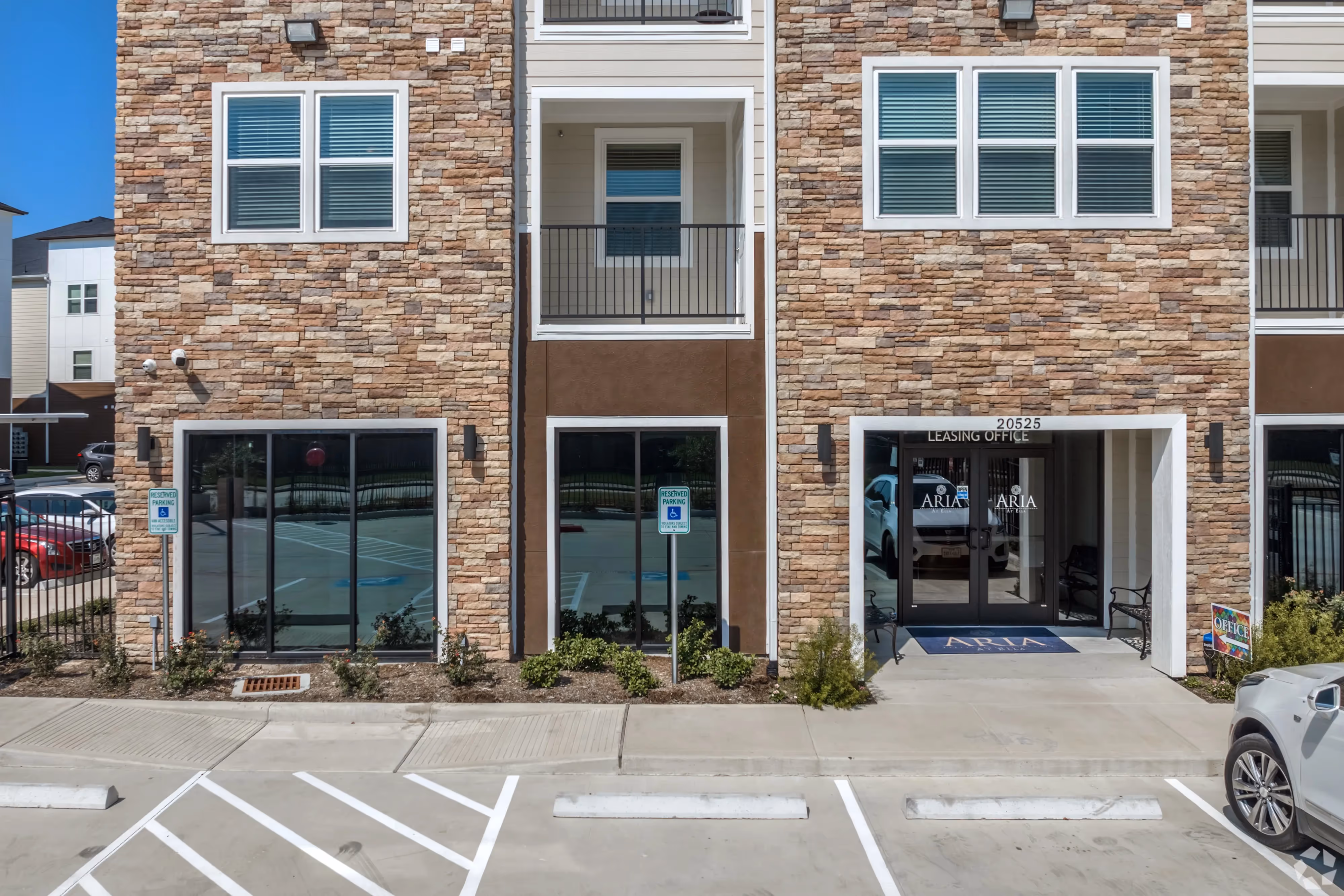 exterior parking lot