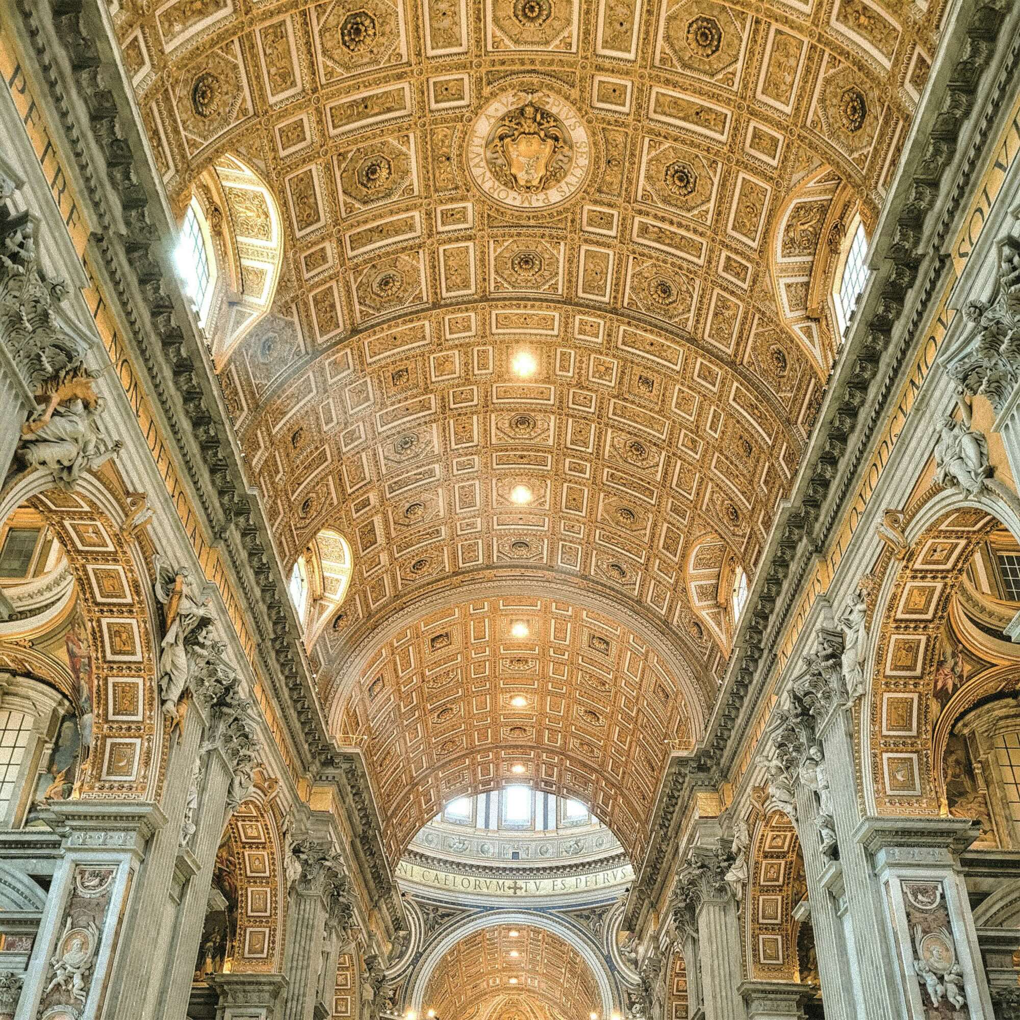 Saint Peter Basilica interior facade