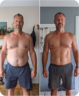 Man before and after image