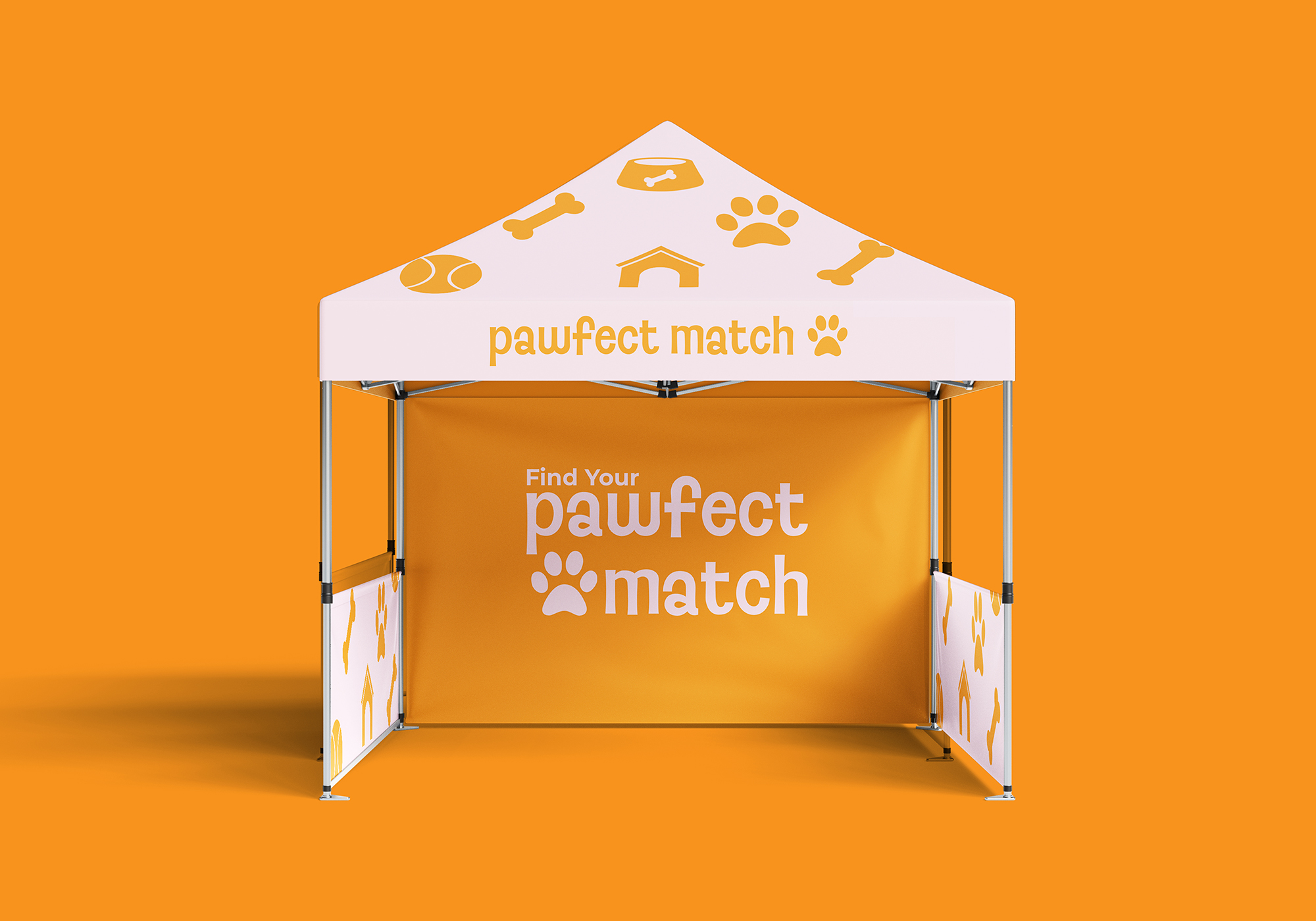 Pink and Orange Pavilion Design 