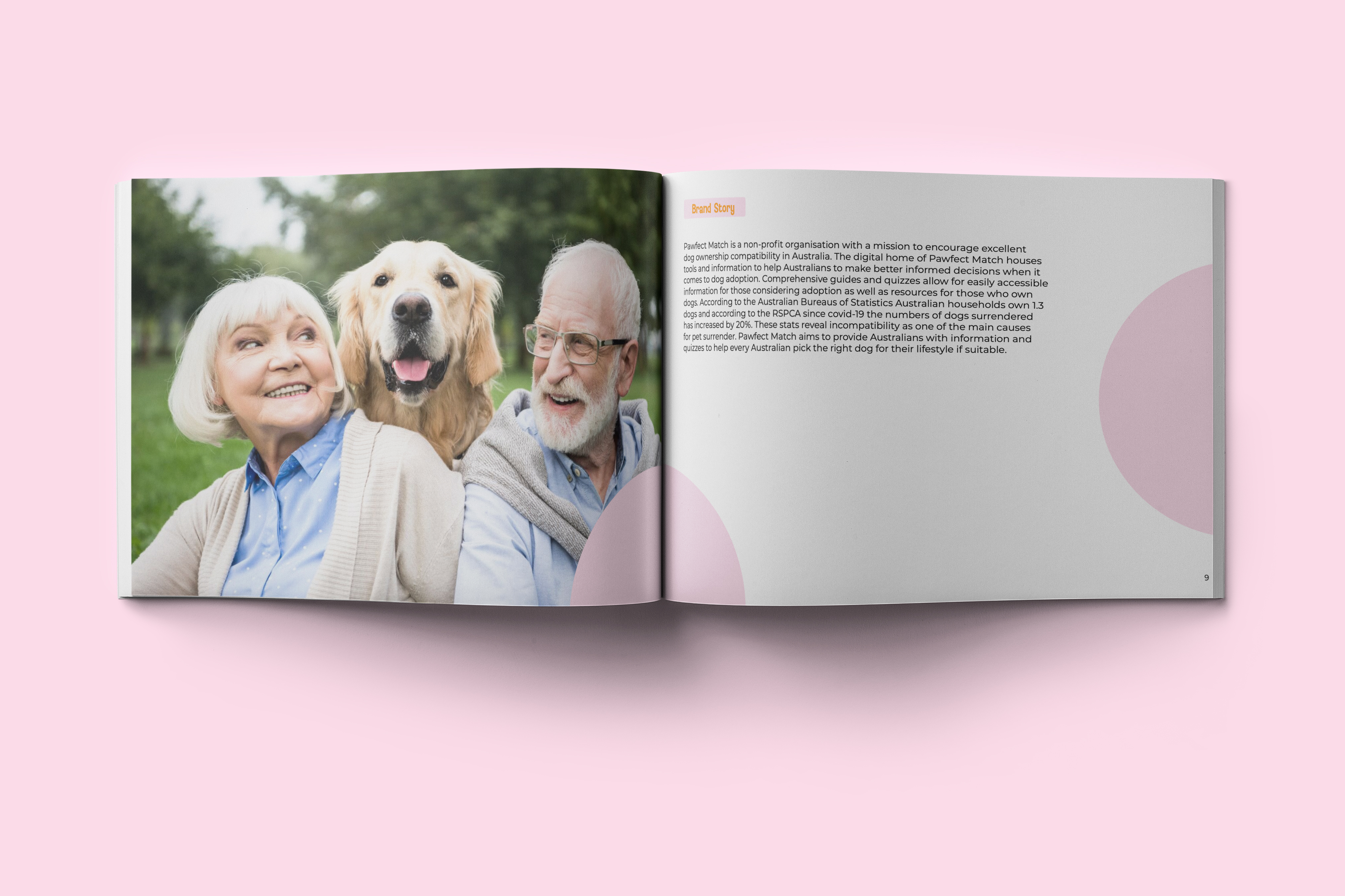 Brand Guidelines brand story page 