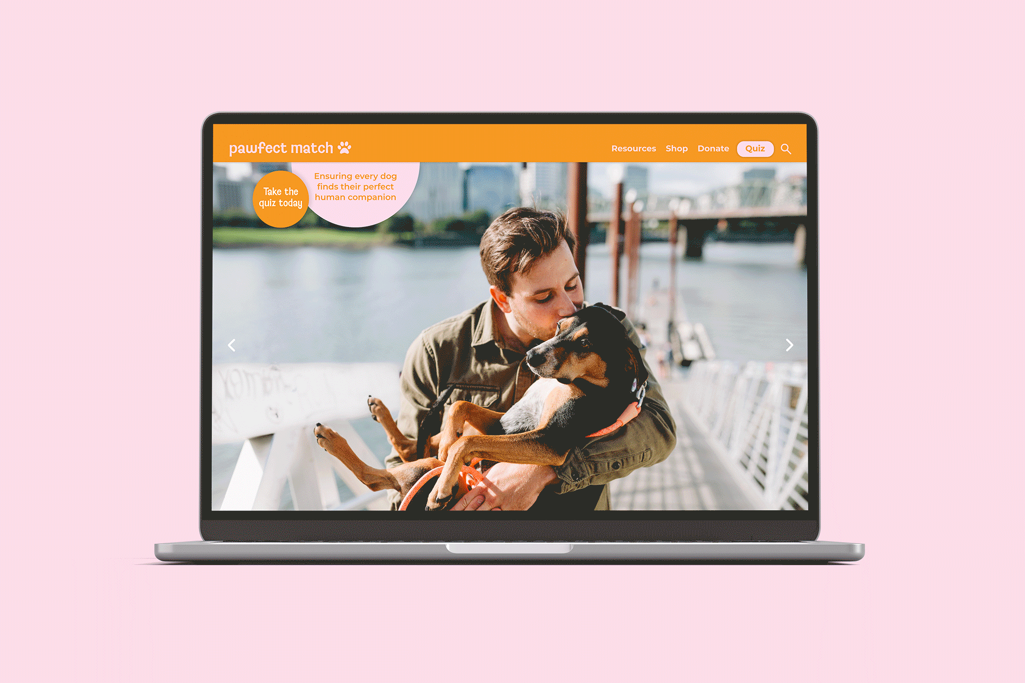 GIF of Website Design