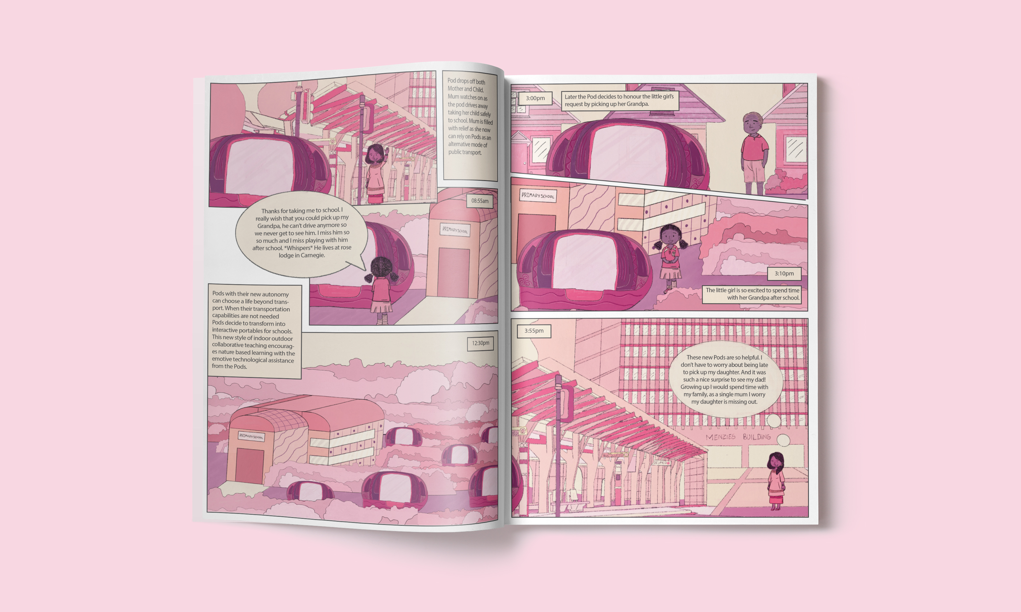 Beyond Podman Comic publication page two 