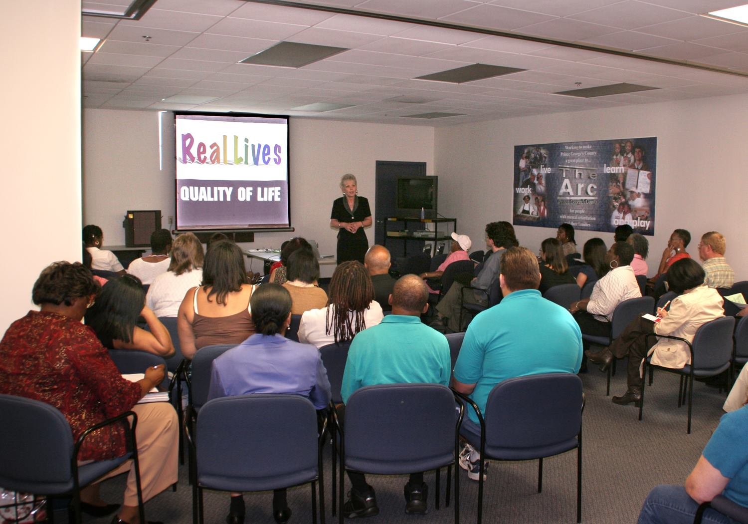 SECAC Members attending a seminar from The Arc