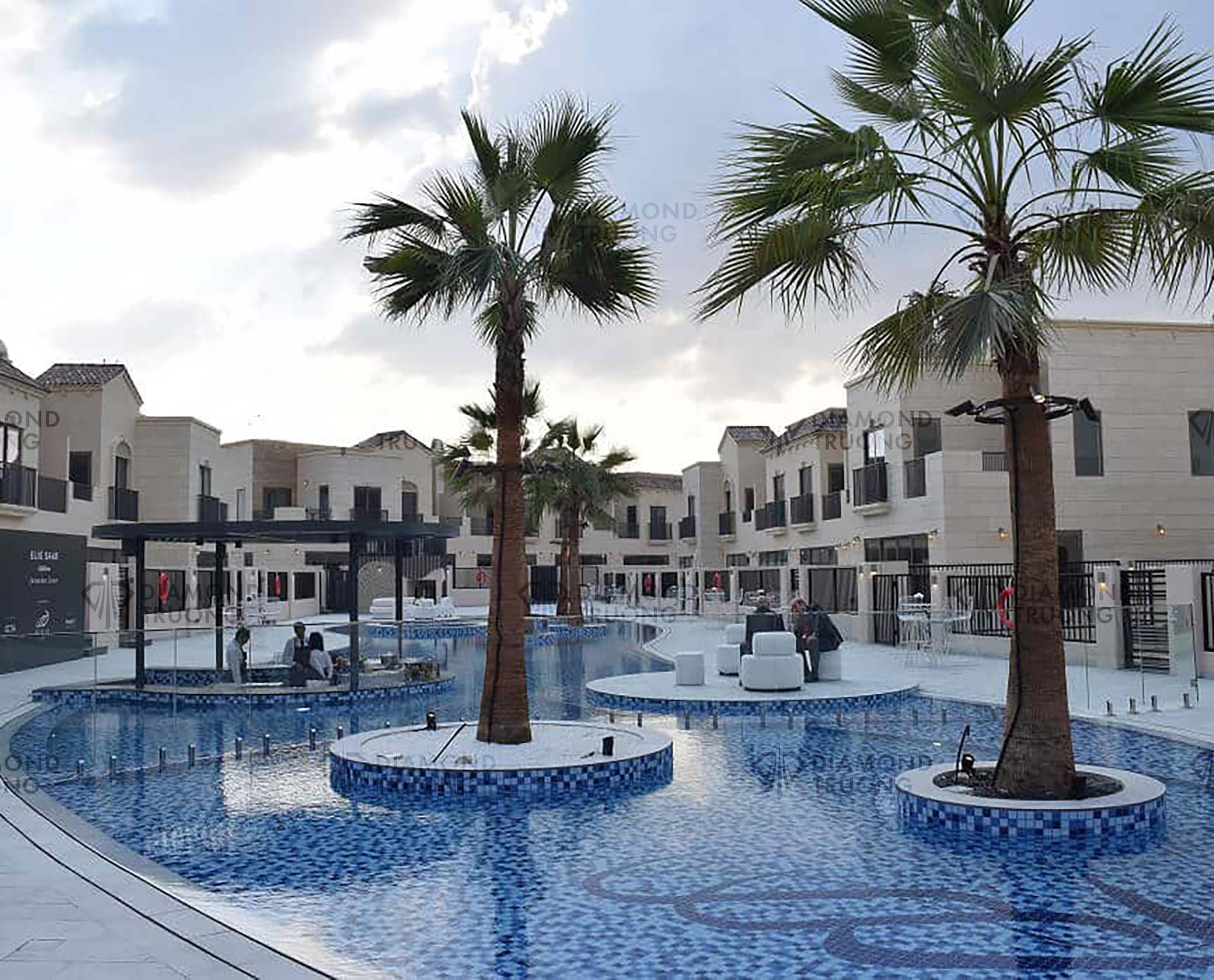 Jasmine Lane panoramic pool area