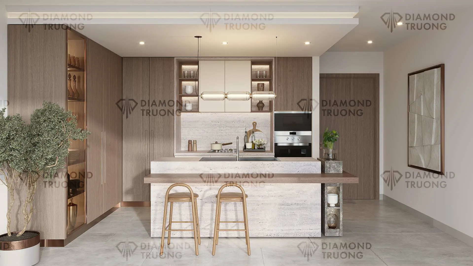 The Hillgate Kitchen Area