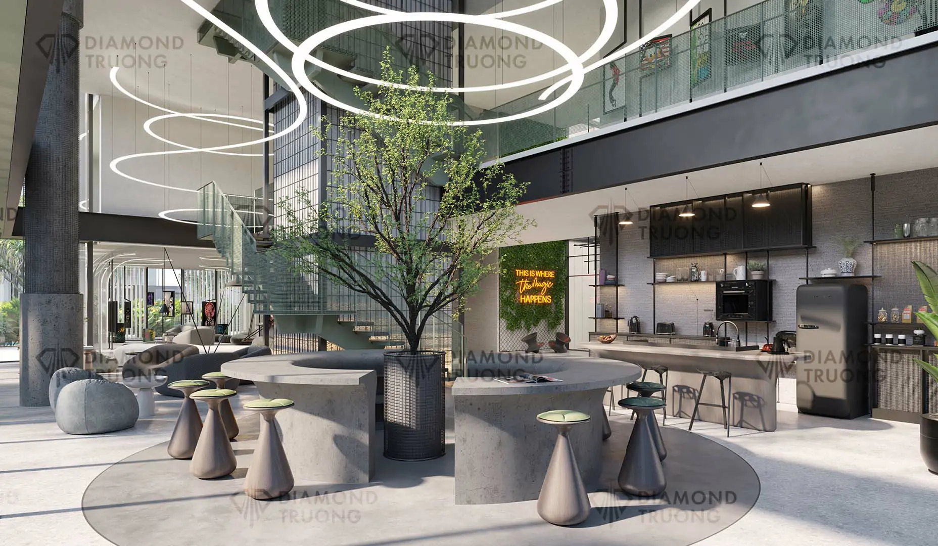 The Watercrest Dining Area