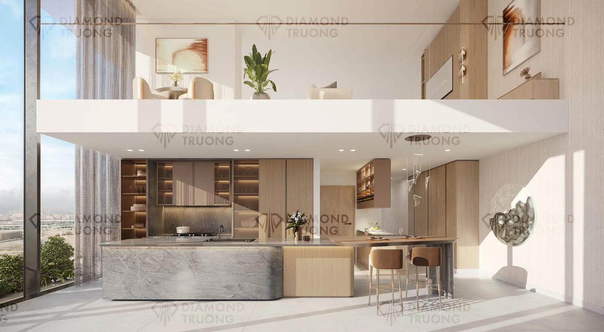 Mercer House Kitchen Area