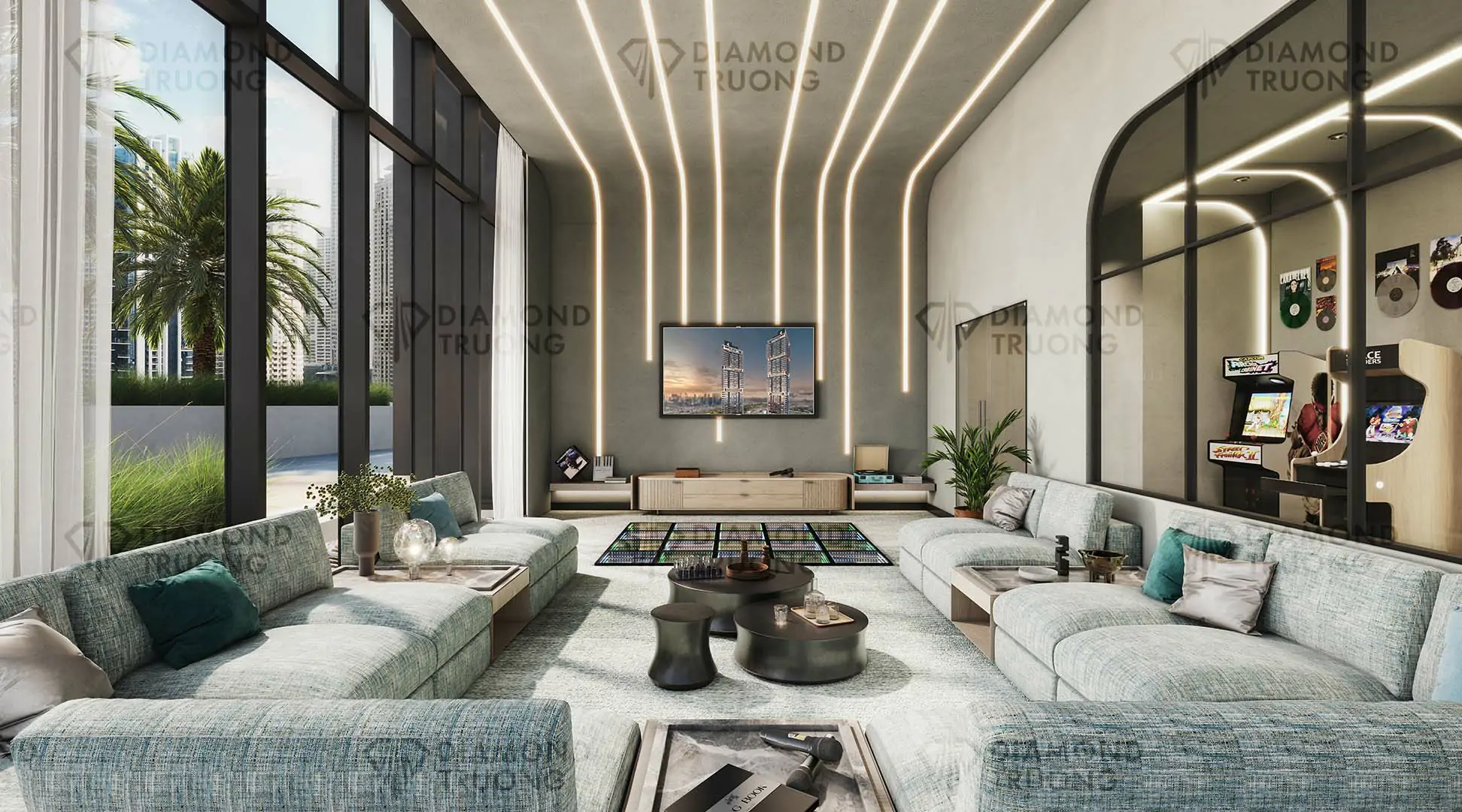 Mercer House Living Room