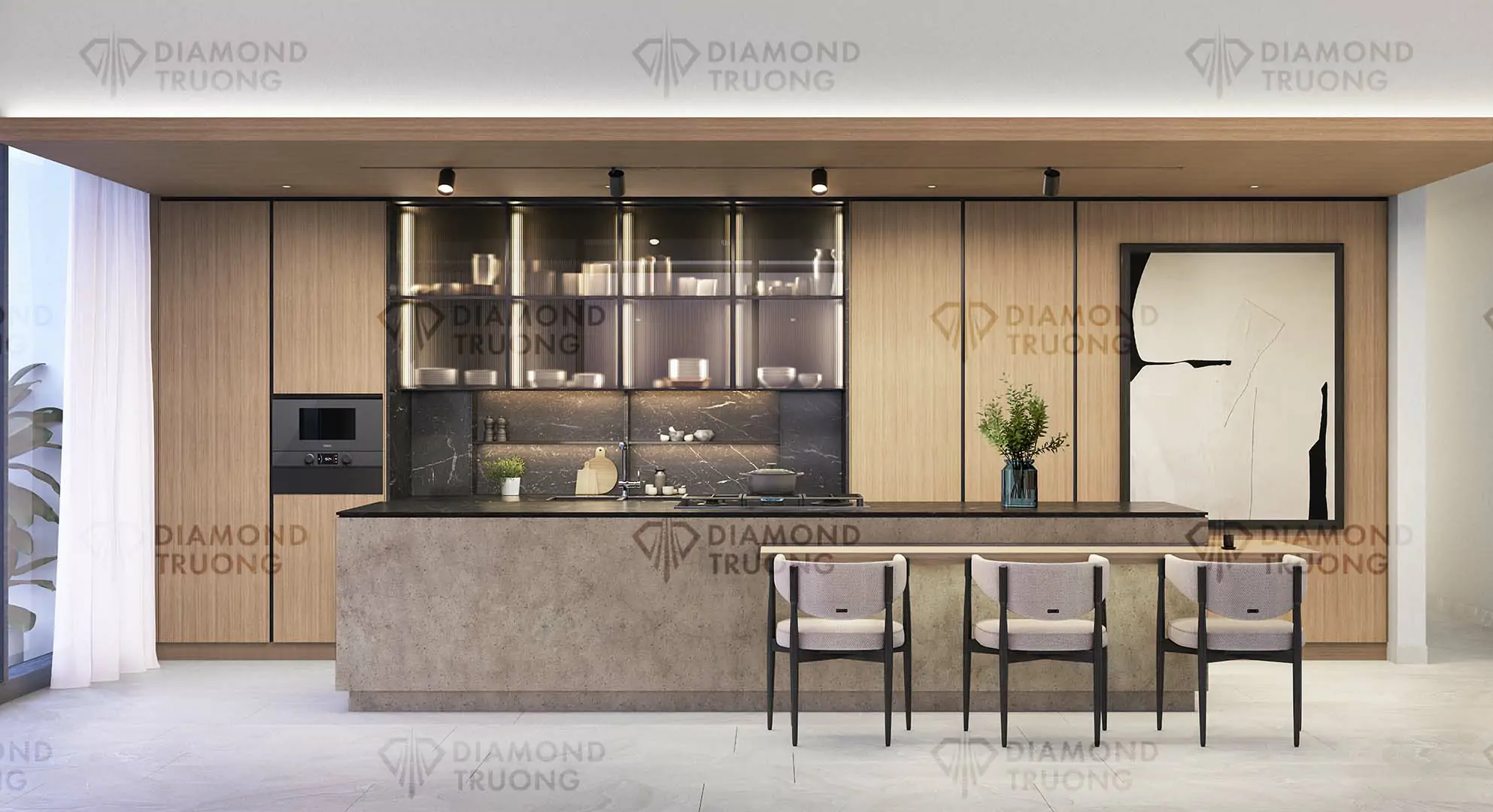 One River Point Kitchen Area