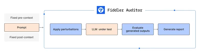 Fiddler Auditor applies perturbations to test and evaluate the robustness of LLMs