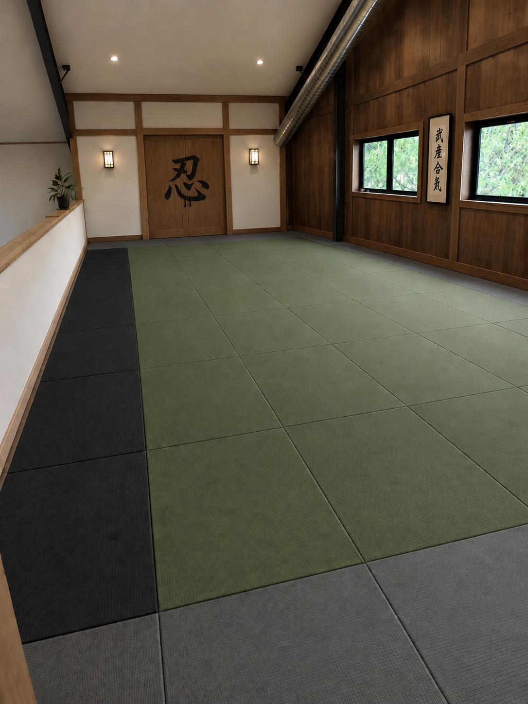 Dedicated martial arts studio concept for the new Elemental 5 facility